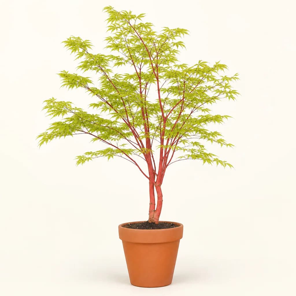 Coral Bark Japanese Maple (Acer palmatum 'Sango Kaku') for sale