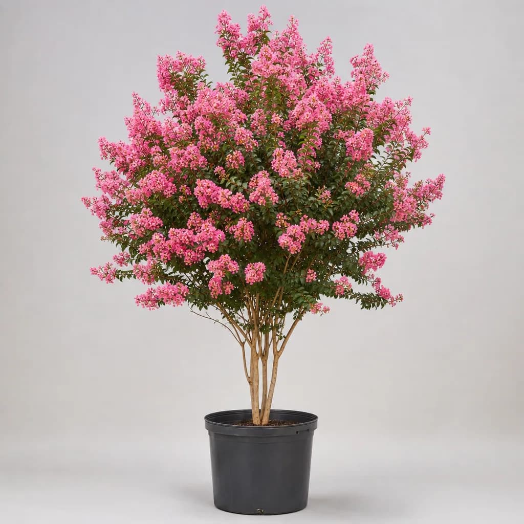 Dynamite Crape Myrtle (Lagerstroemia indica 'Dynamite')
