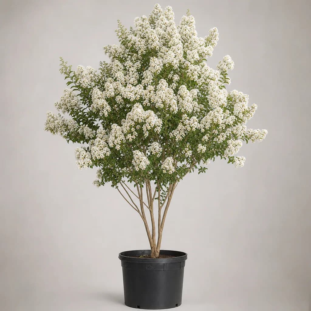 Thunderstruck White Lightning Crape Myrtle (Lagerstroemia x)